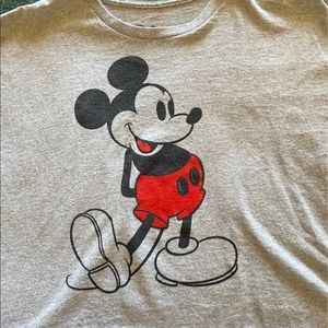 mickey mouse crop tee